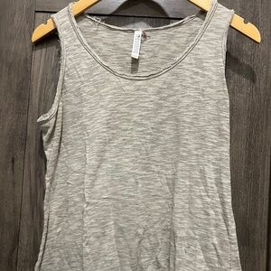 Beige Heathered Tank Top
